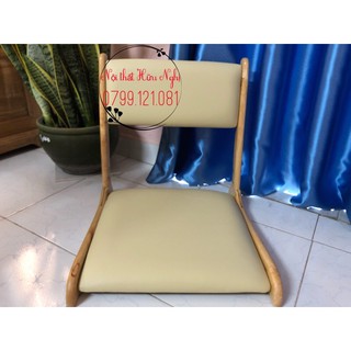 Ghế nệm ngồi bệt khung gỗ nệm Simili chống bụi chống hâm nóng