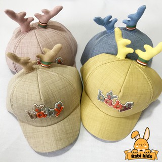 [HOT SALE] Mũ Nón nón cho bé gái sừng tuần lộc HÈ 2020 ảnh thật by Rabikids