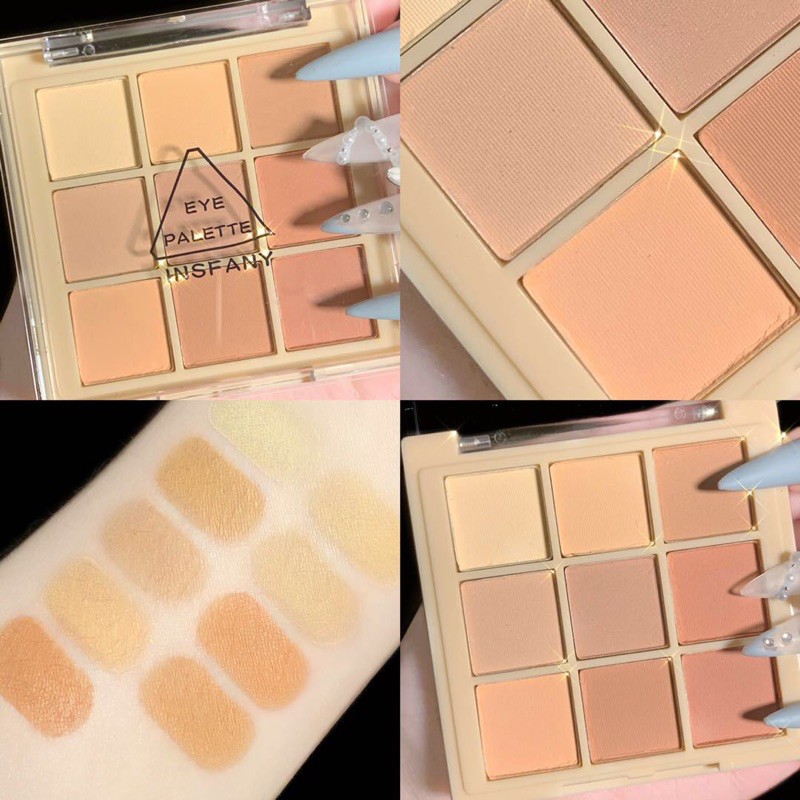 Bảng 9 ô phấn mắt mini eye color palette và phong cách Smoky makeup | BigBuy360 - bigbuy360.vn