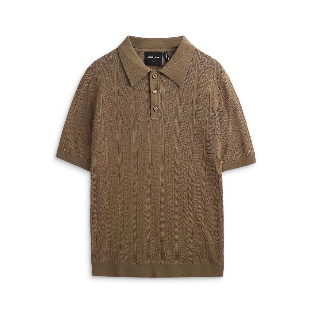 Áo Thun Polo Len BGB New Fabric Tay Ngắn , Vải Cotton Len Cap Cấp, PL002739 SOMEHOW