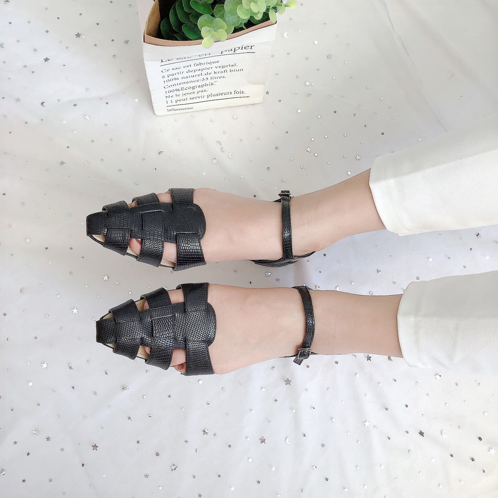 GIÀY SANDAL NỮ RỌ CHIẾN BINH CÁ SẤU 2P VNXK