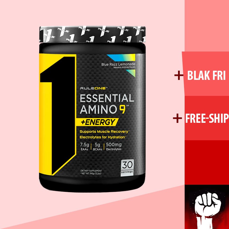 EAA | Amino Energy | Rule 1 Essential AMINO 9 EAA ENERGY Phục Hồi Cơ Bắp 30 lần dùng - Chính Hãng - Muscle Fitness