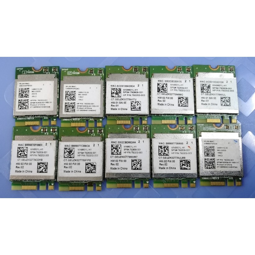 card wifi laptop ngff realtek