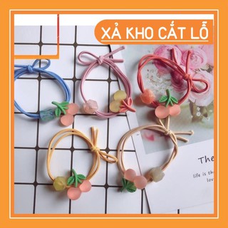 Dây buộc tóc / cột tóc họa tiết xinh xắn