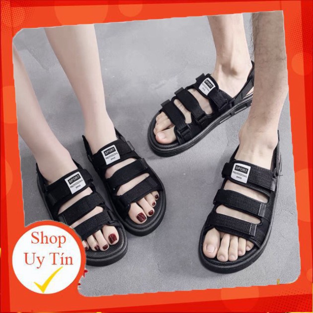 Giày sandal quai ngang ❤️FREESHIP❤️ Dép sandal 3 quai ngang – giày đôi nam nữ đi học YAME Couple