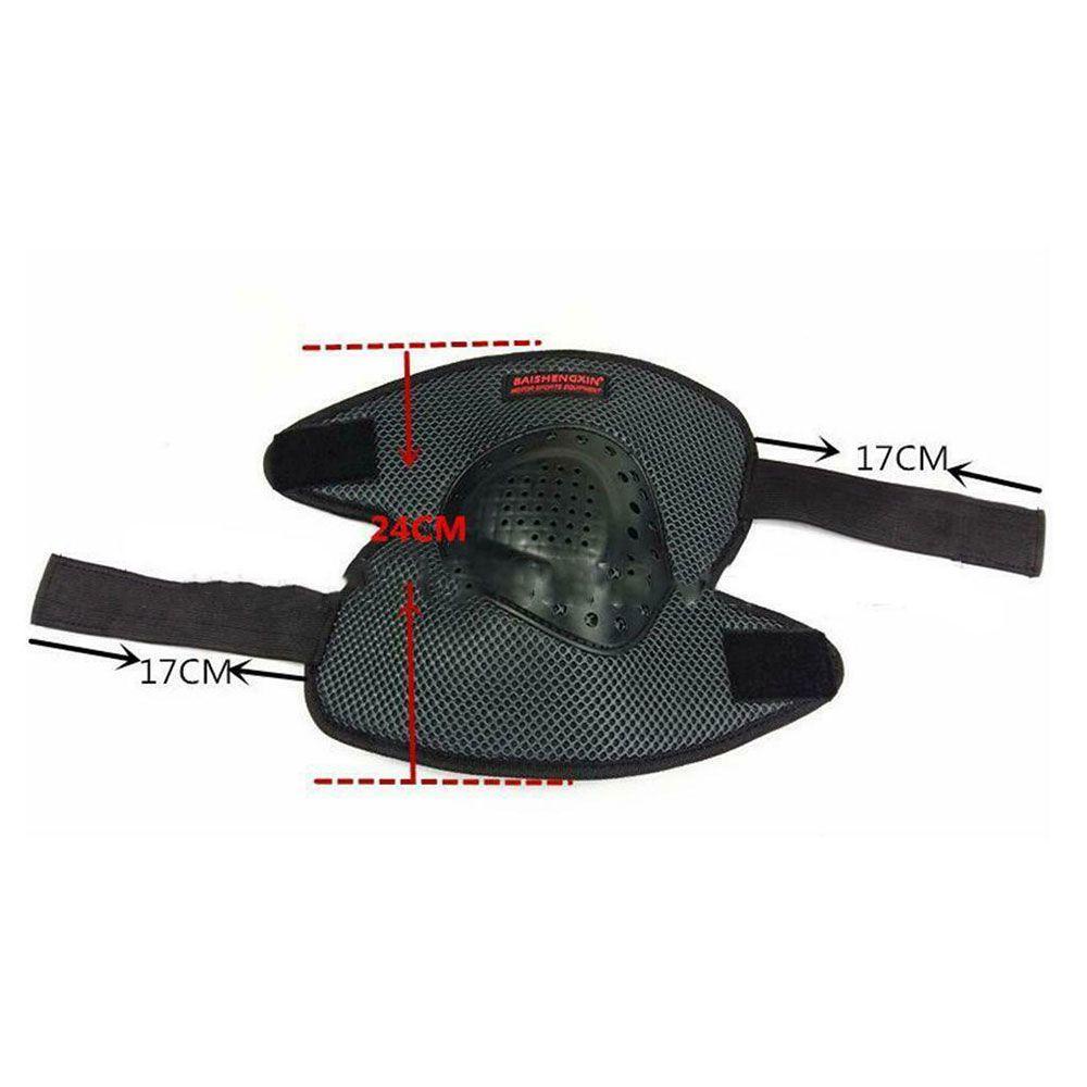 1 Cặp Vỏ Bọc Bảo Vệ Đầu Gối Chống Rơi Có Thể Điều Chỉnh Cho Xe Mô Tô