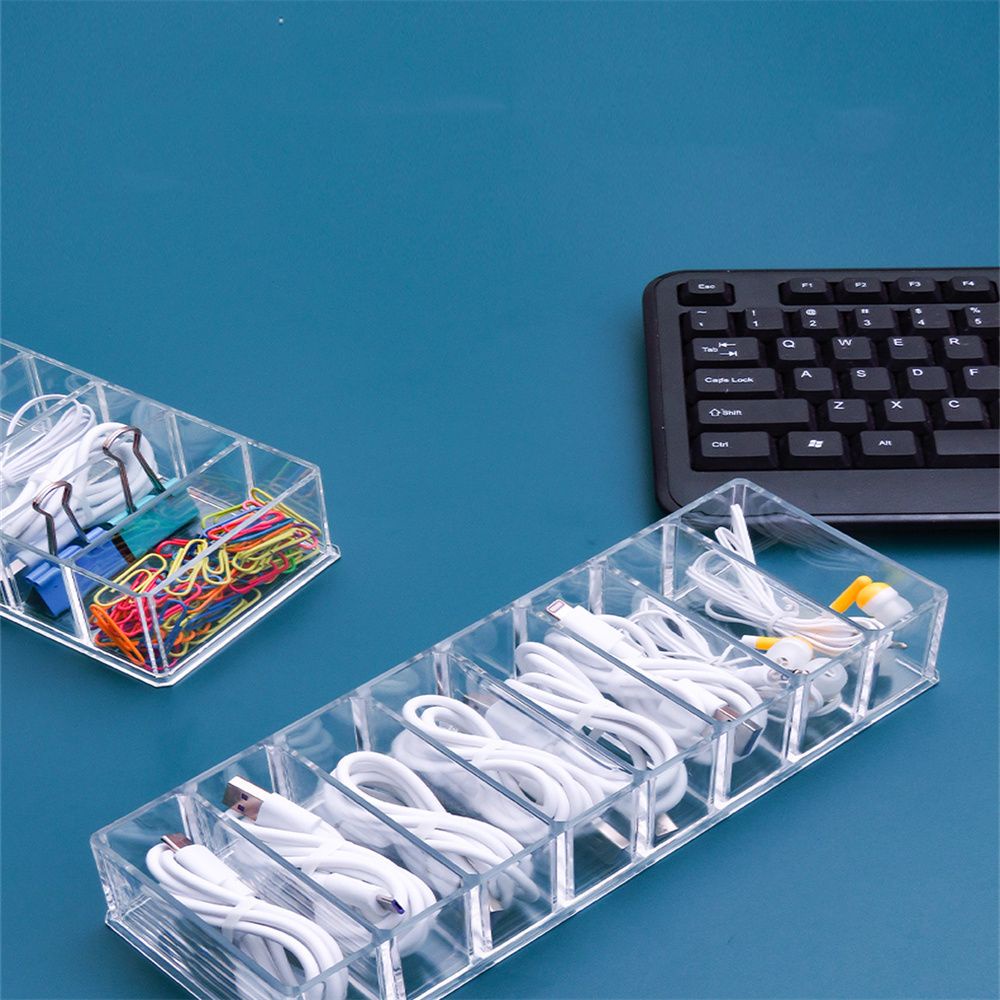 Hộp đựng bảo vệ cáp sạc chống bụi tiện dụng / 10 Khóa cáp giữ gọn gàng tiện dụng