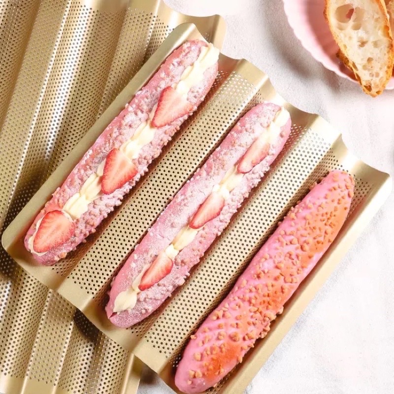 Khay nướng bánh mì lượn sóng cao cấp UNIBAKER