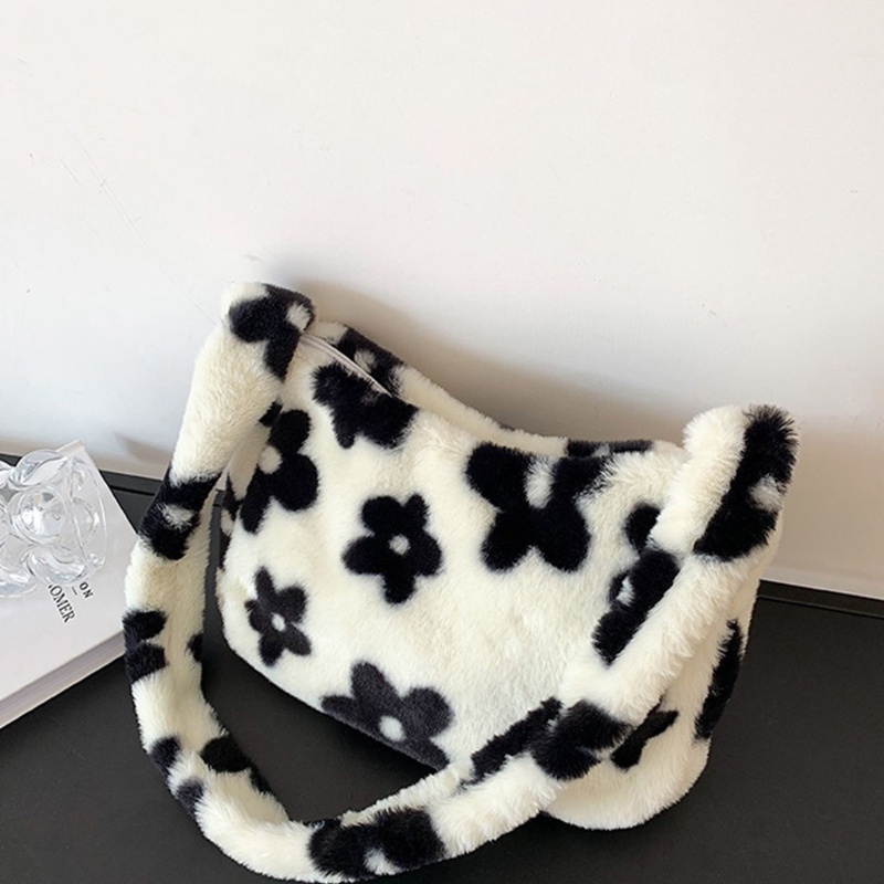 Túi Xách Lông Mềm Thời Trang Thu Đông Cho Nữ