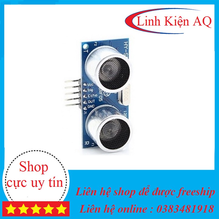 Module Cảm Biến Siêu Âm SRF05 linhkien3m