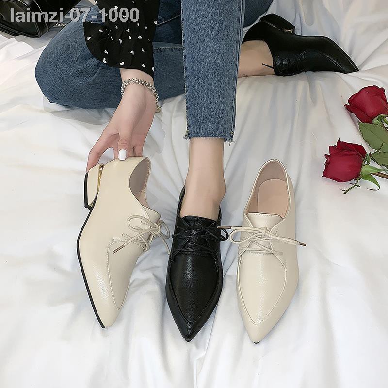 ✼✒☃Giày Bệt Nữ Derby Mũi Nhọn Kiểu Anh Xinh Xắn | BigBuy360 - bigbuy360.vn