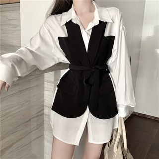 ĐẦM SƠ MI NỮ ULZZANG TÔN DÁNG👧