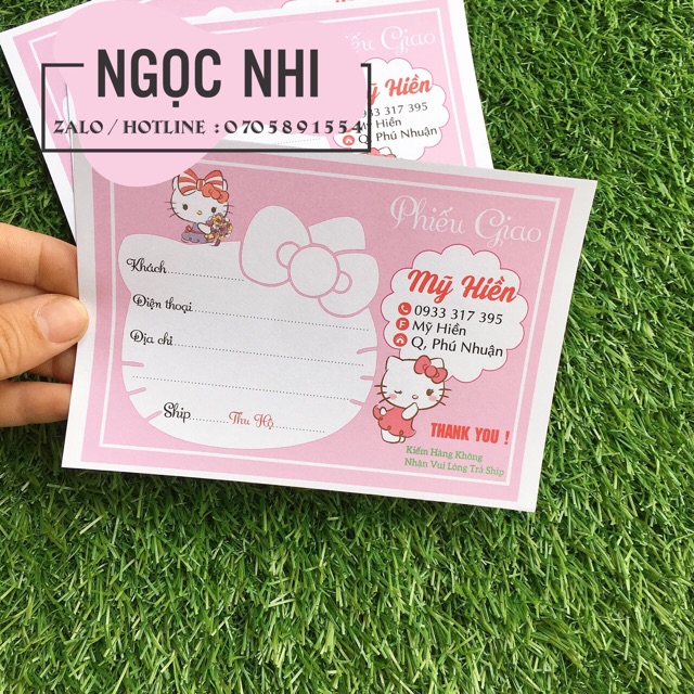 Phiếu ship cho shop