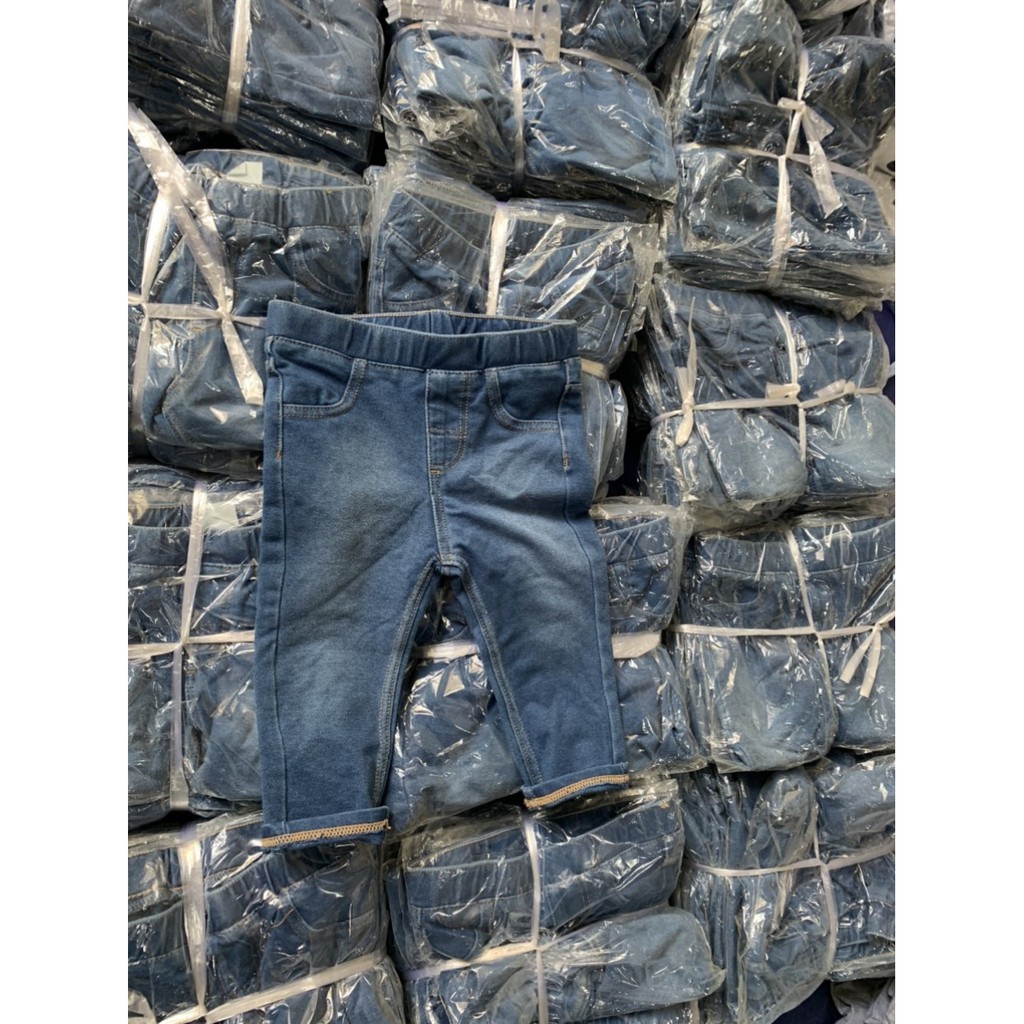 Quần legging giả jean cho bé