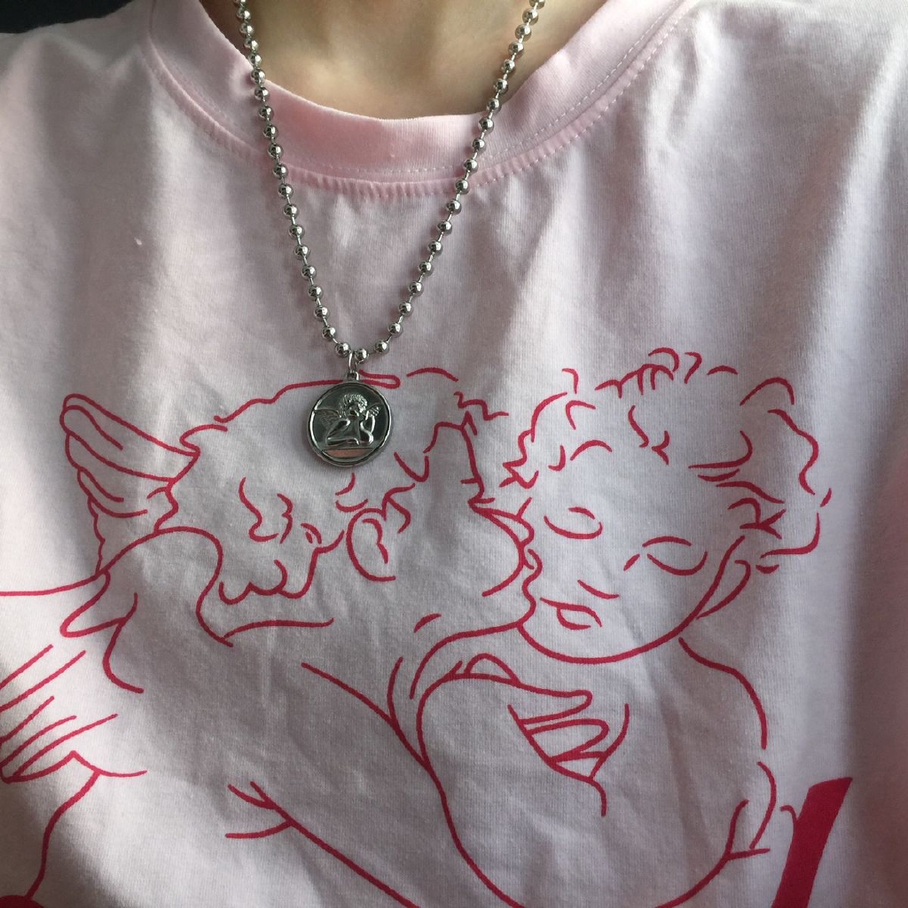 Dây Chuyền Hợp Kim Mặt Tròn Đính Đá Phong Cách Cổ Điển Cho Nữ