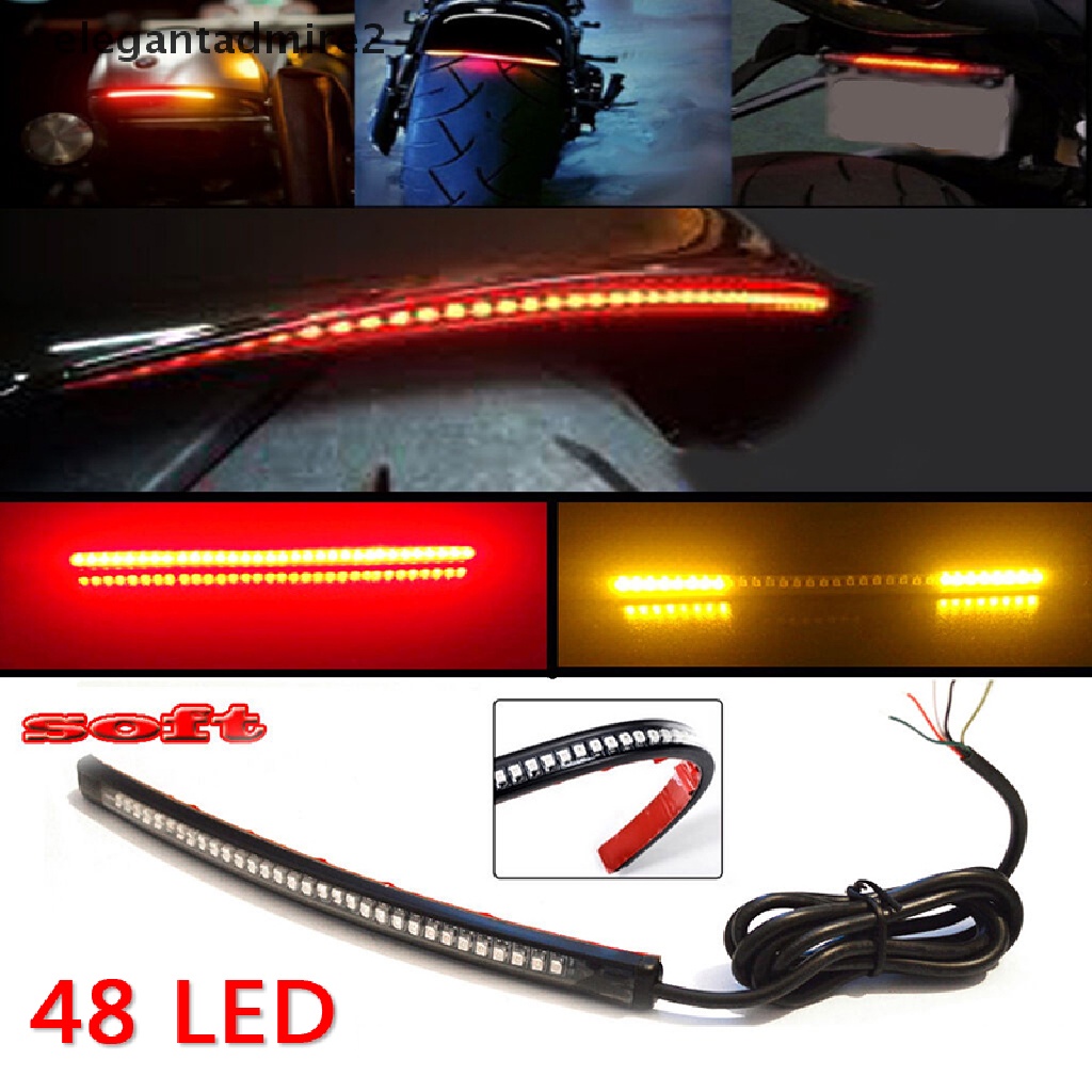Dải Đèn LED Đa Năng Gắn Biển Số Xe / Đèn Phanh / Xi Nhan Cho Xe Mô Tô