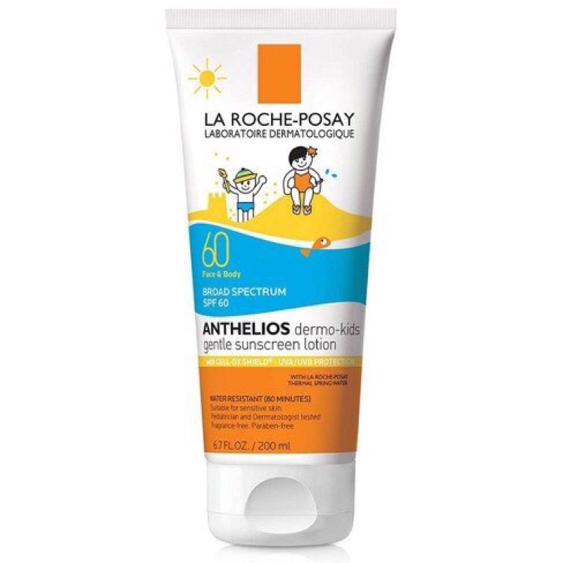 Kem Chống Nắng Cho Bé ( Mặt và Body ) Spf 60 LA ROCHE-POSAY Anthelios Dermo-Kids Spf 60 - 200ml