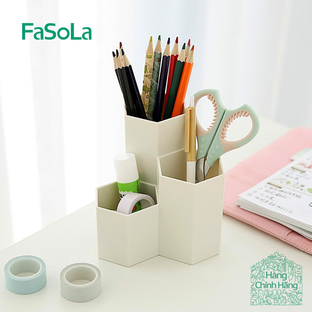 [FREESHIP] Ống đựng bút FASOLA - Ống đựng bút để bàn tiện dụng FSLDZ-029A