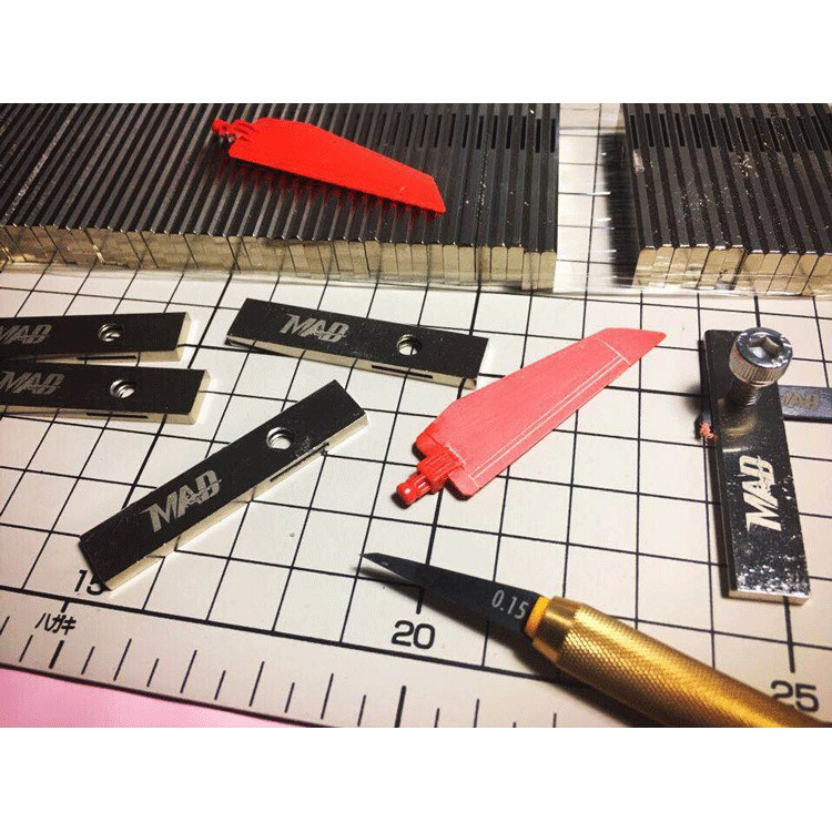 Dụng cụ mô hình cutter head line carving metal part kẹp lưỡi dao chisel MT001 madworks