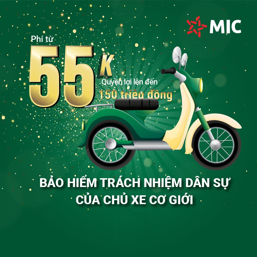 Toàn quốc  Bảo hiểm TNDS xe máy bắt buộc - Bảo Hiểm Quân Đội MIC