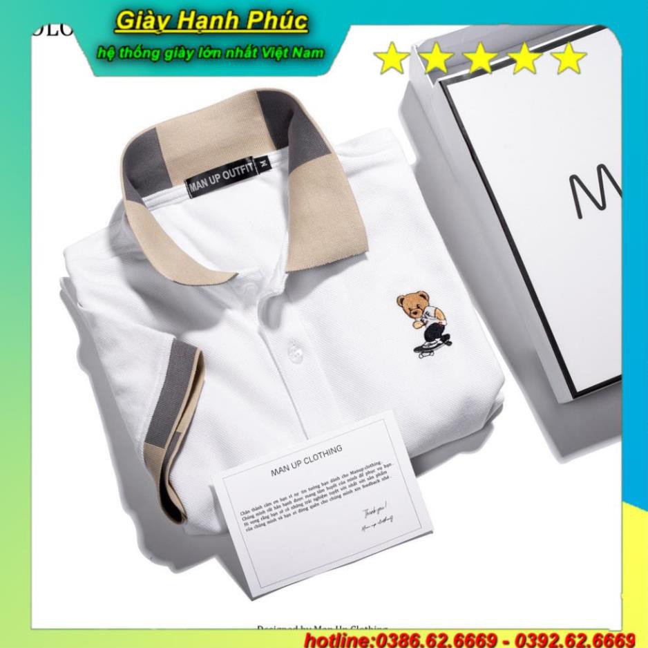 Áo thun nam có cổ form ôm phong cách công sở, polo tay ngắn đủ màu ngực thêu Beartin QA | BigBuy360 - bigbuy360.vn