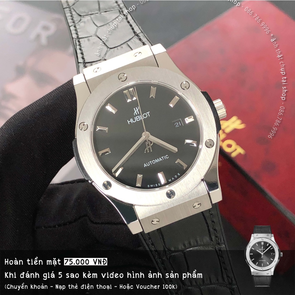 Đồng Hồ Nam HBL Cơ Automatic Nhật, Mặt Saphire 42mm Viền Trơn, Chống Nước 5ATM [Bảo Hành 18 Tháng - 1 Đổi 1 15 Ngày] | BigBuy360 - bigbuy360.vn