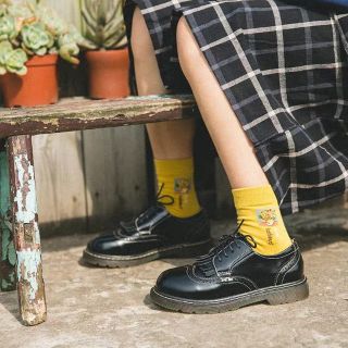 Giày da bò nữ Vintage