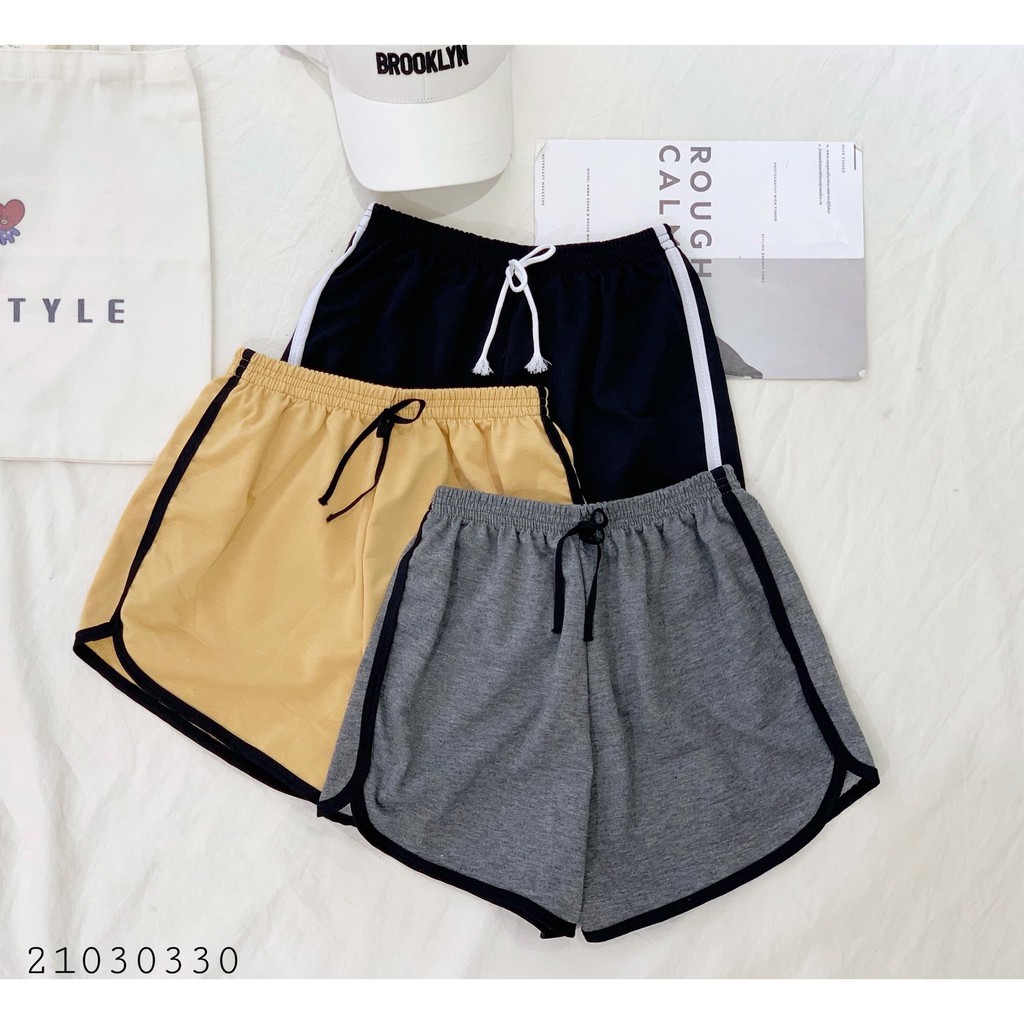 [Mã FASHIONMALLT4 giảm 15% đơn 150k] Quần short thun FM style ngắn viên màu 21030330