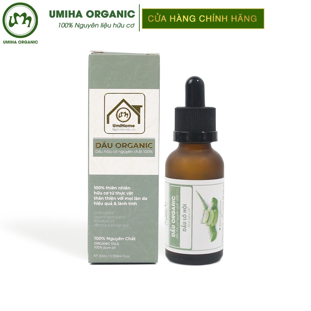 Dầu Lô Hội Nguyên Chất Umiha Hữu Cơ | Aloe Vera Oil 100% Organic 30ml