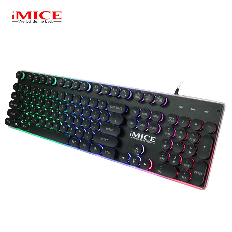 Bàn phím giả cơ chơi game có dây - KEYBOARD IMCE AK-700