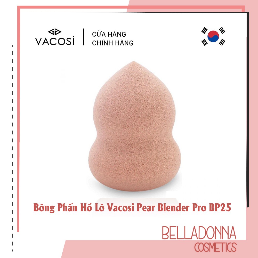 [HÀNG CHÍNH HÃNG] Bông Phấn Hình Hồ Lô Vacosi Pear Blender Pro BP06