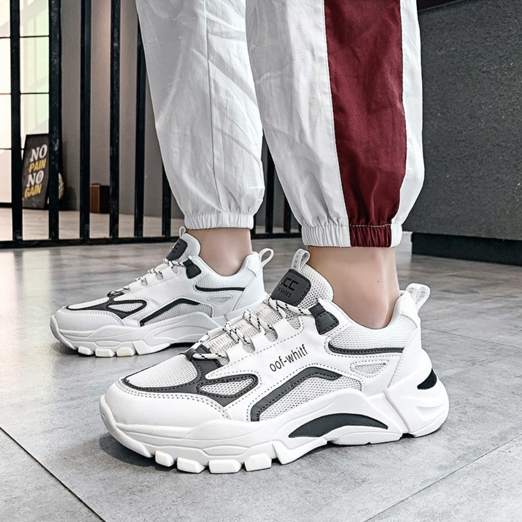 Giày sneaker nam Gucc đế tăng chiều cao kiểu dáng mạnh mẽ cực đẹp | BigBuy360 - bigbuy360.vn