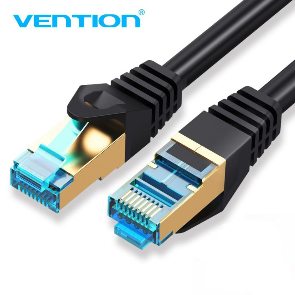 Dây cáp mạng Patch Cord CAT7 VENTION SSTP hỗ trợ đường truyền 10 Gbps, dài 10m/15m/20m - Hàng chính hãng - BEN