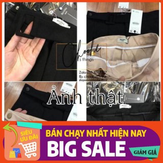 Quần bagyy đai lệch cạp cao siêu hót
