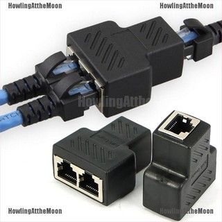 Đầu nối cáp mạng chia 2 nhánh RJ45 LAN Ethernet tiện dụng