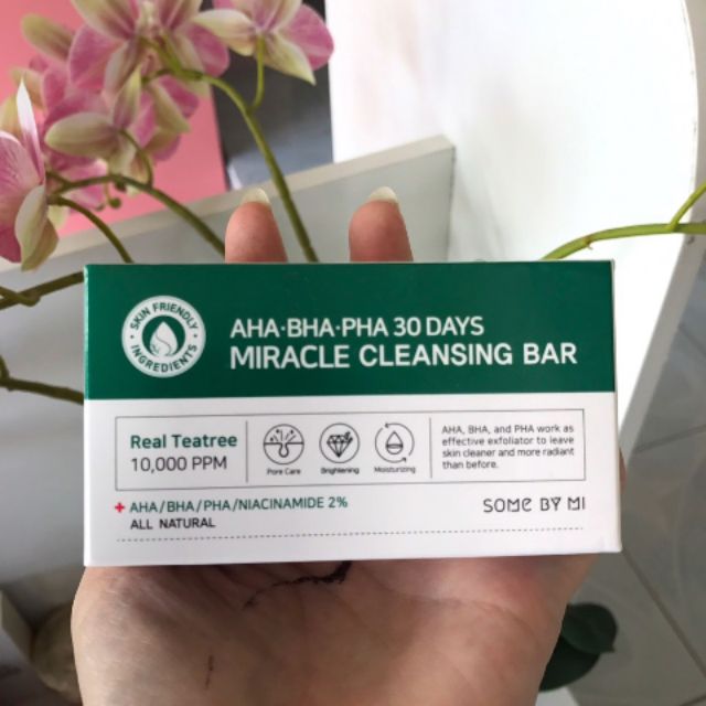 Xà Bông Some By Mi Hàn Quốc AHA-BHA-PHA 30 Days Miracle Cleansing Bar