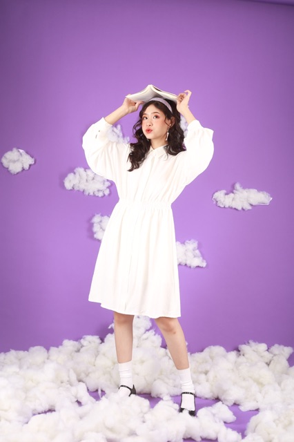 [Mã FATHANG5 giảm 10K đơn 50K] VÁY ĐI CHƠI/ĐI TIỆC/ĐI HỌC - WAITIGHT DRESS - VÁY CÓ CỔ CHUN EO | BigBuy360 - bigbuy360.vn