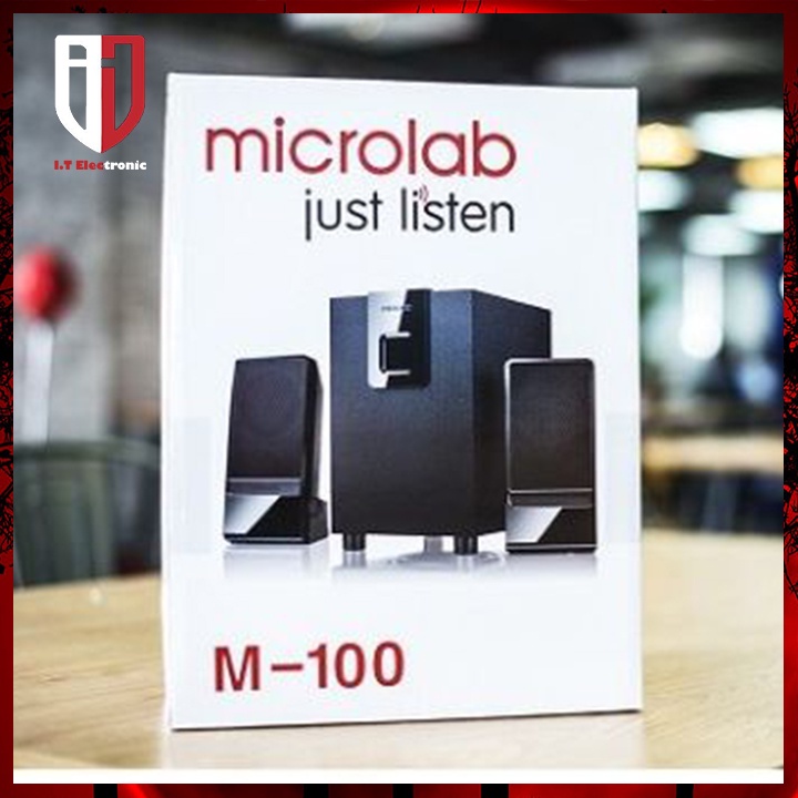 Loa Máy Vi Tính Laptop Để Bàn Có Dây Chính Hãng 2.1 MICROLAB M100 Loa Pc