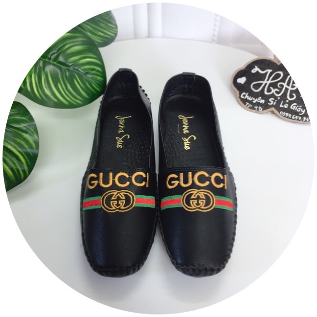 Giày mọi nữ da mềm QC