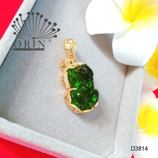 Mặt dây chuyền tỳ hưu tài lộc may mắn xanh lục đính đá thời trang cao cấp Orin D3814 thời thượng