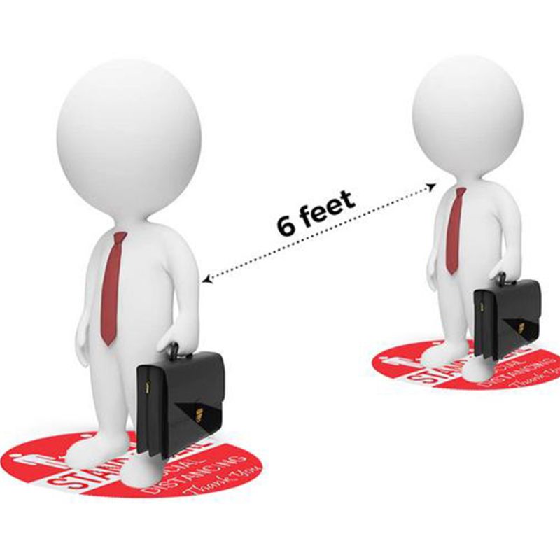Wer Miếng Dán Sàn Giữ Khoảng Cách Xã Hội Ở Đây Giữ Khoảng Cách Xã Hội 6ft Trong Khoảng Cách Xã Hội Trong Khi