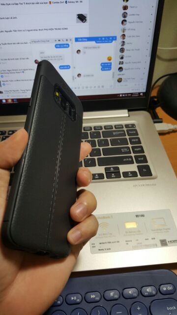 Ốp TPU dẻo giả da s8 và s8plus