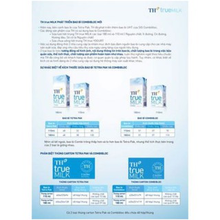 Sữa TH TRUE MILK Ít Đường 110ml