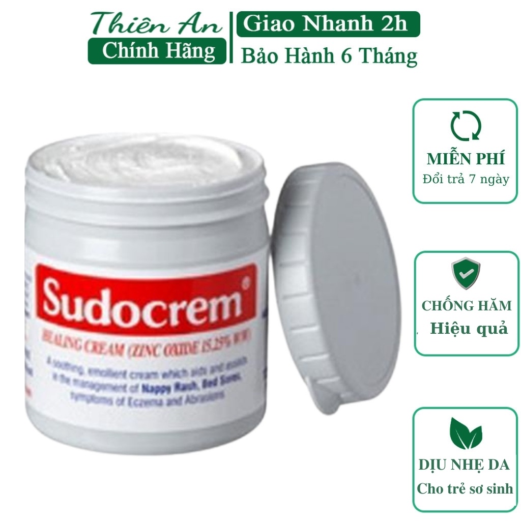 Kem hăm sudocrem, kem hăm tã cho trẻ sơ sinh hộp 60g