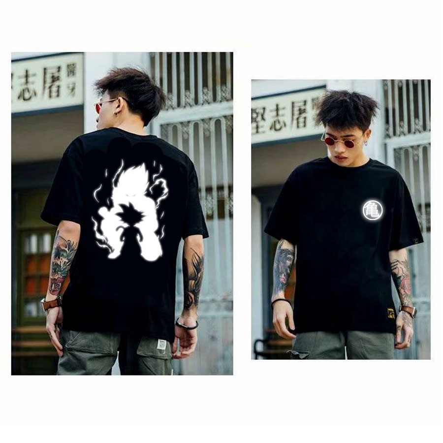 ÁO THUN PHẢN QUANG TAY LỠ GOKU 2 NAM NỮ