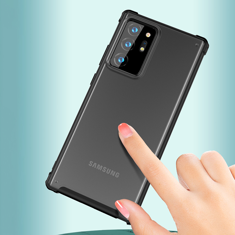 NECCXT Ốp lưng Chống sốc Samsung Galaxy Note 20 Ultra 5G Samsung Note 10 Plus Ốp Điện Thoại Cứng Siêu mỏng Trong suốt Mờ Chống va đập HJ