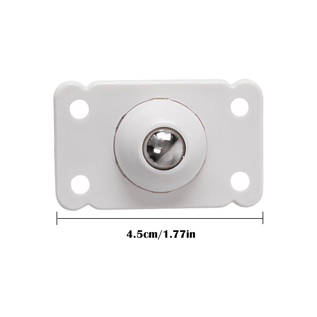 Universal Wheel 360° Rotatable Box Caster Roller Sticky Sliding Bin Pulley Wheel with Stainless Steel Ball ELEN