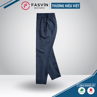 Quần gió nam Fasvin DC21488.HN ống xuông vải gió thể thao cao cấp phom dáng đẹp hàng nhà máy.