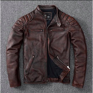 Áo da bò nam cao cấp Ronny new 2020 (có kèm video)