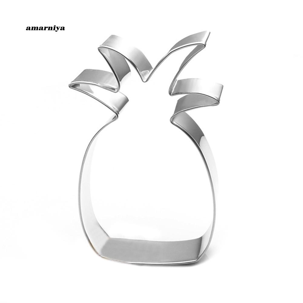 Khuôn cắt bánh hình quả dứa bằng inox chuyên dụng